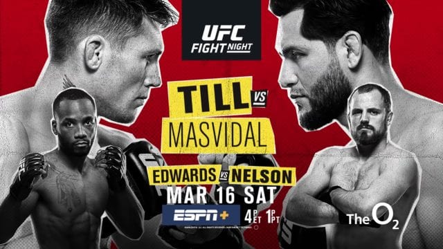 UFC London Full Fight Card, Start Time & How To Watch