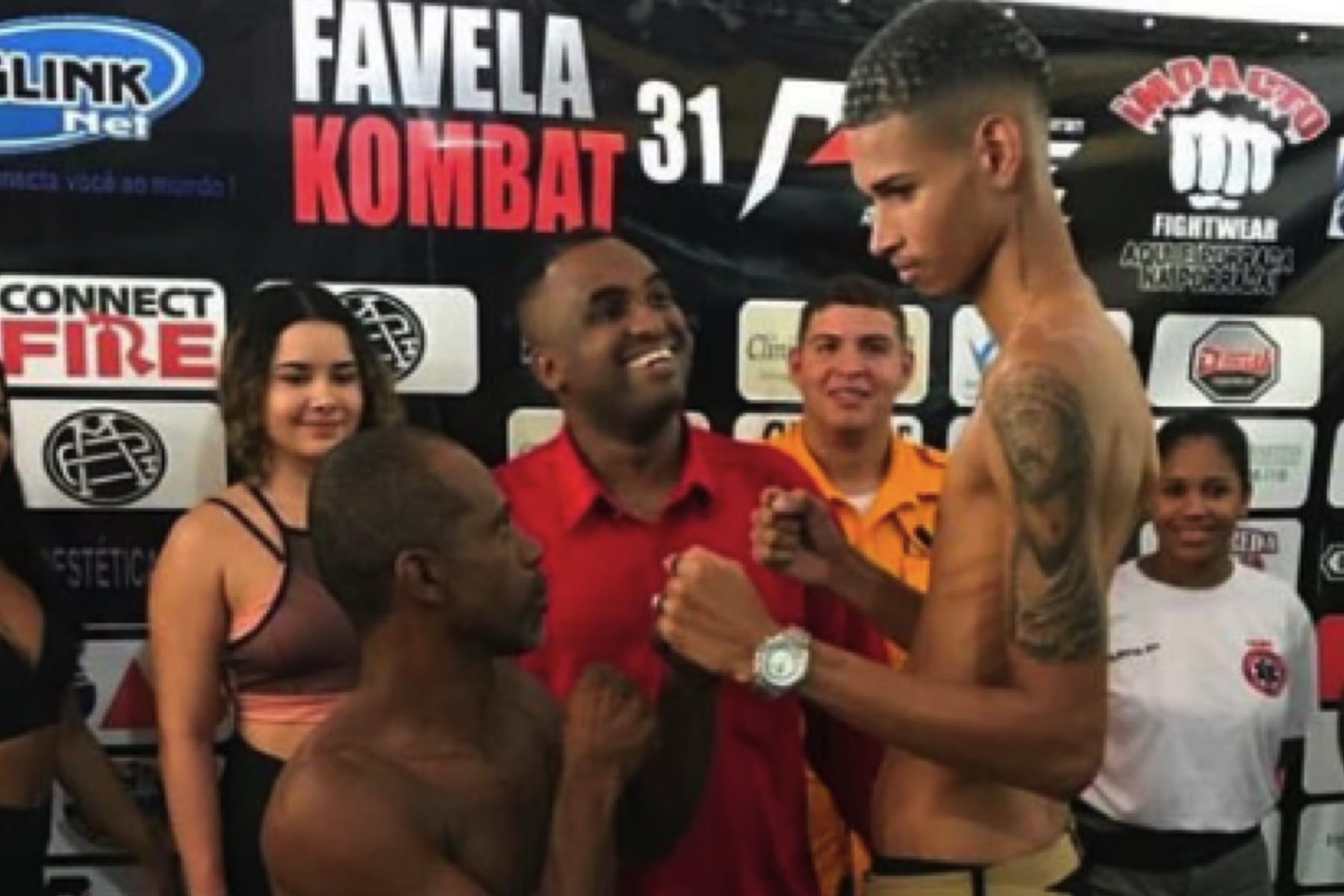 Video: 5'4" Featherweight Beats 6'7" Rival In Brazilian MMA 1 Goliath7