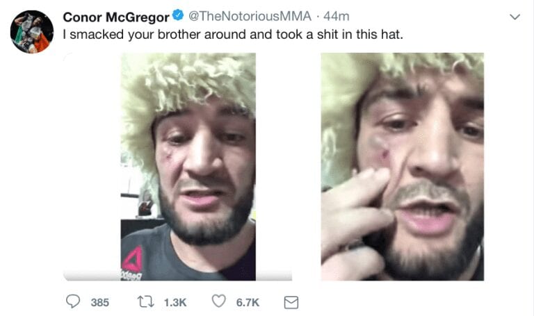 Conor McGregor Makes Ruthless Personal Insult At Khabib's Mystery Wife 3 KhabibsBrother