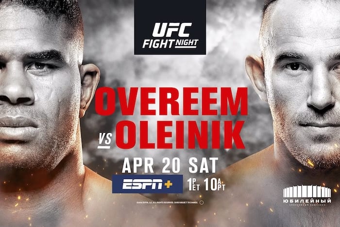 UFC St. Petersburg Full Fight Card Start Time How To Watch