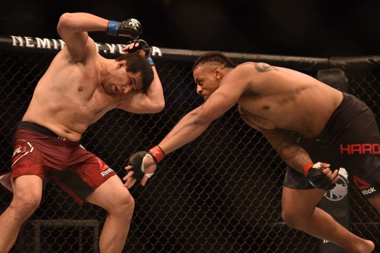 Twitter Reacts To Greg Hardy Destroying Dmitrii Smoliakov At UFC Ft. Lauderdale