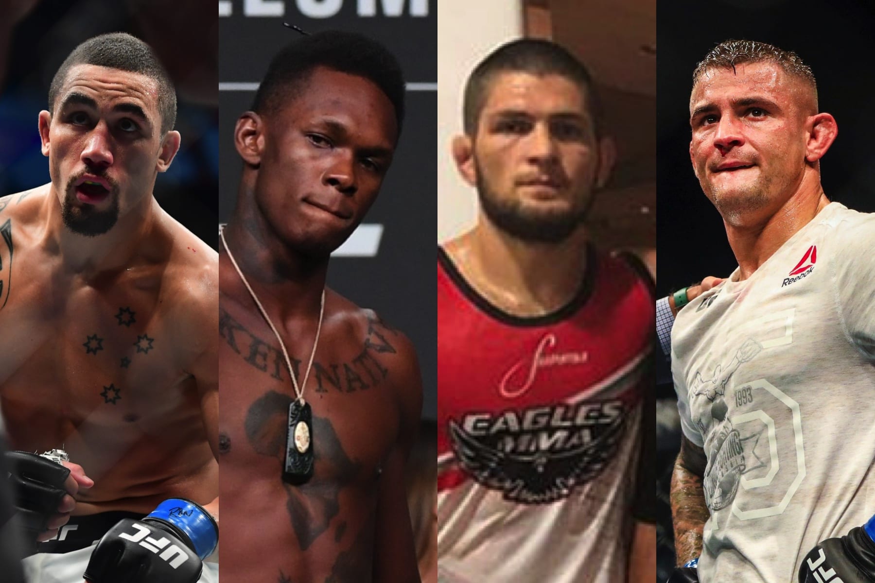 Robert Whittaker Teases Fighting Adesanya On Khabib vs. Poirier Card 1 WhittakerIzzyKhabibPoirier
