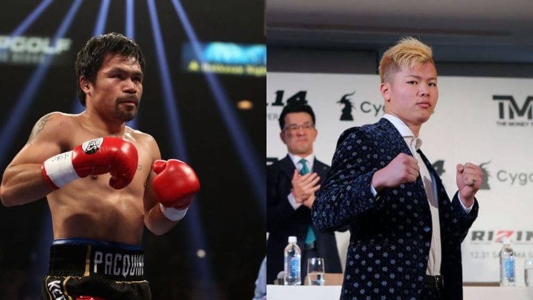 Manny Pacquiao’s RIZIN Role Detailed, Tenshin Nasukawa Gets Next Opponent