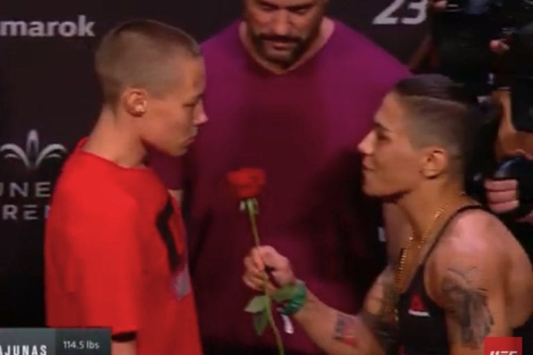 UFC 237 Weigh-In Staredowns: Andrade Hands Namajunas A Rose