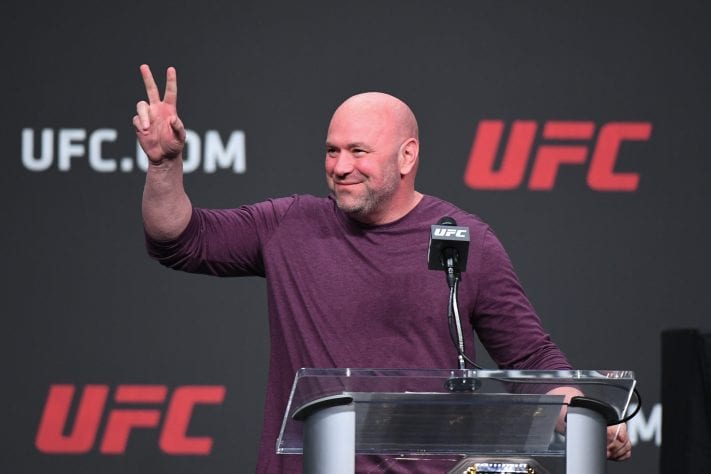 Dana White signs