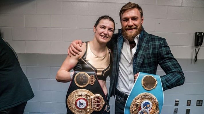 Conor McGregor Declares Support For Irish Boxing Champ Katie Taylor