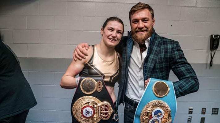 Conor McGregor and Katie Taylor