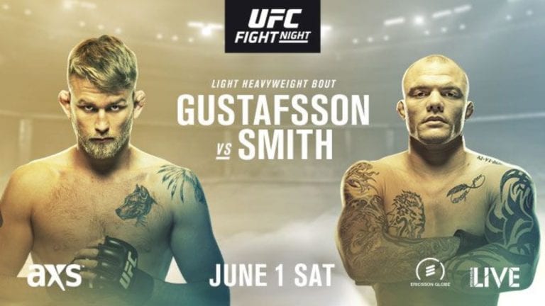 Full UFC Stockholm Card: Alexander Gustaffson vs. Anthony Smith