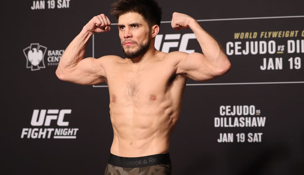 Henry Cejudo weigh in 1