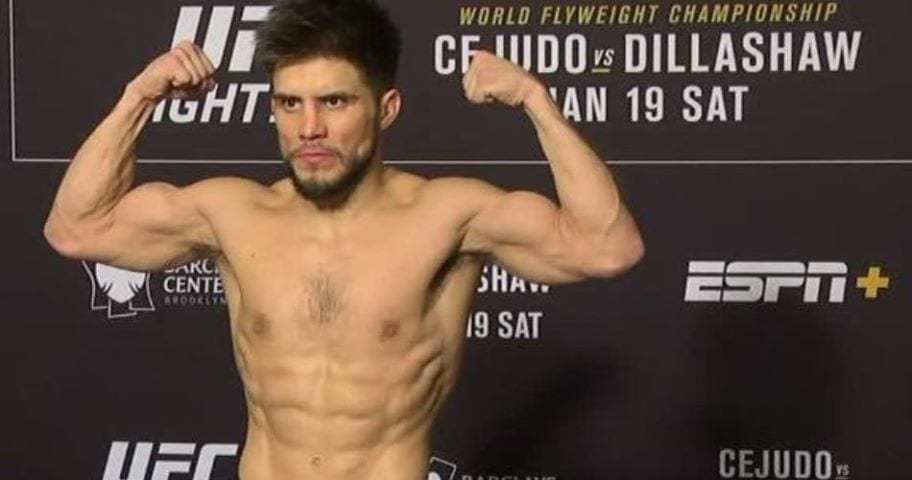 Henry Cejudo weigh in