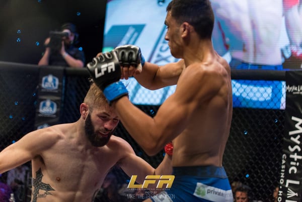 Video: LFA Star Lands Powerful Elbow Knockout