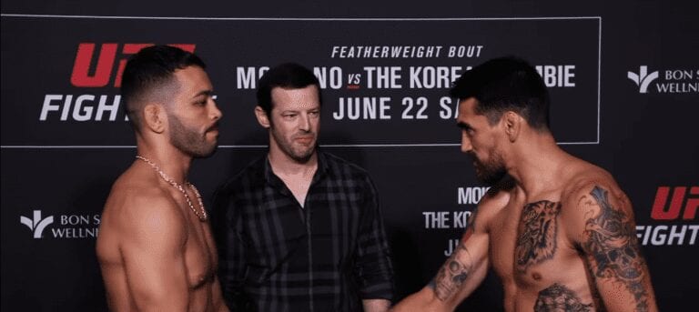 UFC Greenville Preliminary Card Results