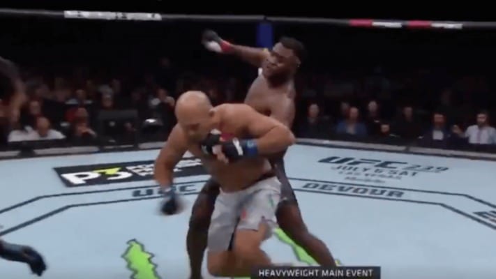 Francis Ngannou crushes