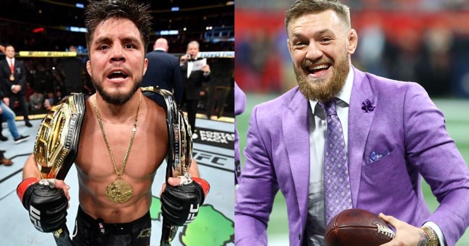 Conor McGregor reacts Cejudo