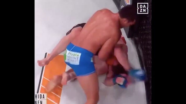 Lyoto Machida pounds