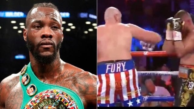 Deontay Wilder reacts Tyson Fury Deontay Wilder reacts