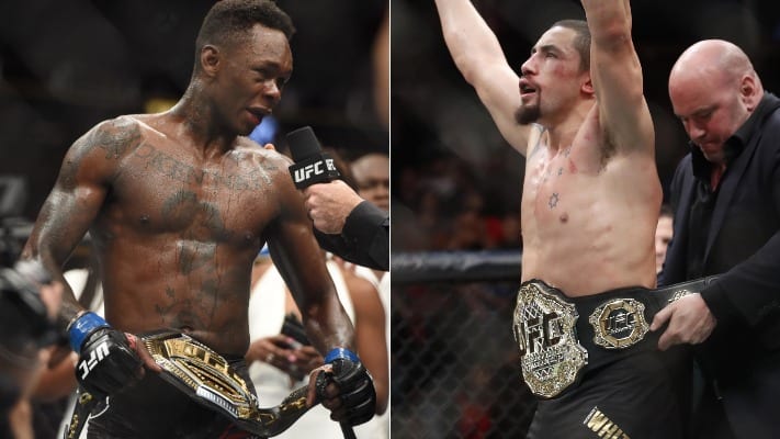 Dana White Confirms Robert Whittaker vs. Israel Adesanya Will Happen In Australia