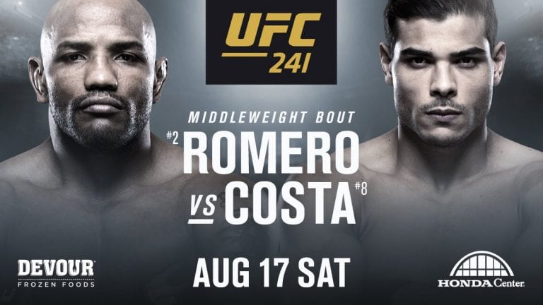 Photo: Paulo Costa Looks Jacked Ahead Of Yoel Romero Fight At UFC 241