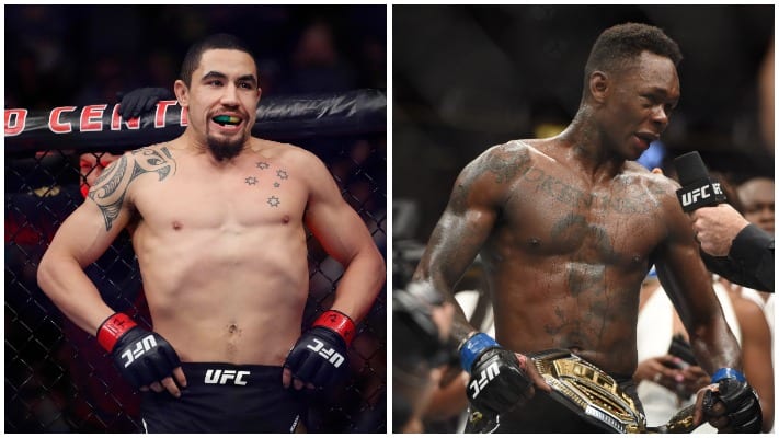 Robert Whittaker, Israel Adesanya