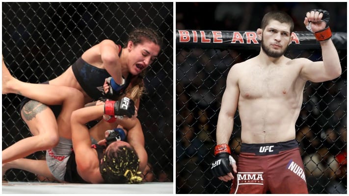 Tatiana Suarez Happy With 'Female Khabib' Moniker 1 Suarez Khabib Nurmagomedov