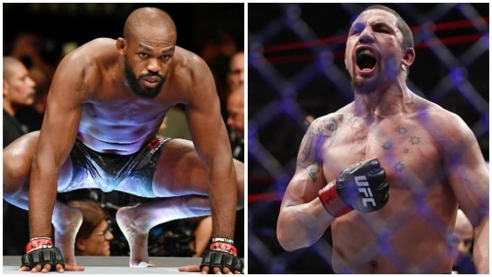 Robert Whittaker Has Spoken To Jon Jones 'Numerous Times' About Training Together 1 Jones Whittaker