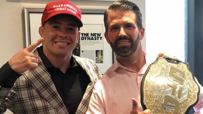 Colby Covington Blasts New York Knicks, Confirms Donald Trump Jr. Will Attend UFC Newark 1 Colby Covington