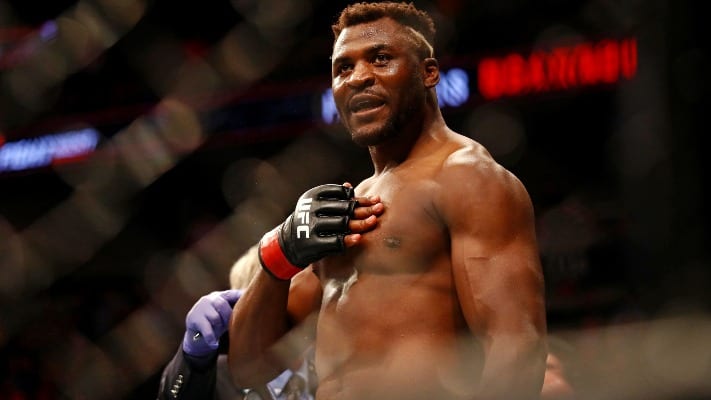 Francis Ngannou Is Looking Jacked Ahead Of Jairzinho Rozenstruik Fight (Photo)