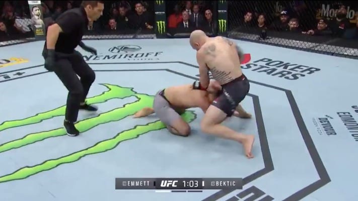 Josh Emmett lays waste