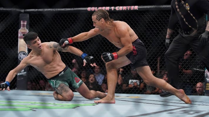 Urijah Faber runs