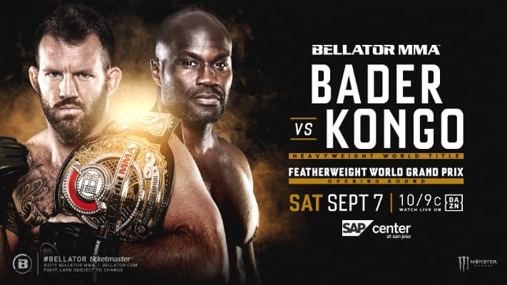 Ryan Bader Defends Heavyweight Title Against Cheick Kongo At Bellator 226