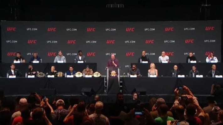 UFC Press Conference Featuring Several Top Names Scheduled For Friday
