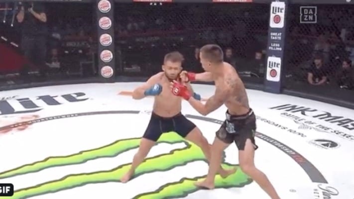 Bellator 225 Highlights: Ricky Bandejas Knocks Out Ahmet Kayretli Going Backward