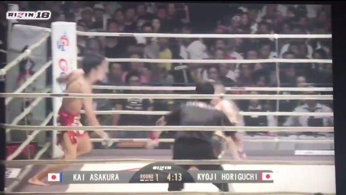Kyoji Horiguchi Suffers Stunning 68-Second KO At RIZIN 18 (Video)
