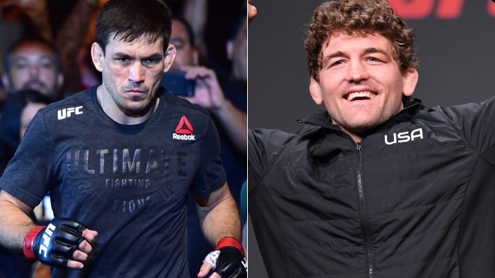 Ben Askren Faces Off With Demian Maia Ahead Of UFC Singapore (Photo)