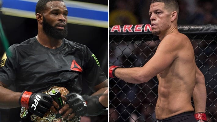 Nate Diaz Explains Why Short-Notice Welterweight Title Fight With Tyron Woodley Never Happened