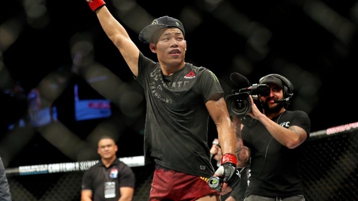 Li Jingliang Stops Elizeu Zaleski dos Santos Late – UFC Shenzhen Results