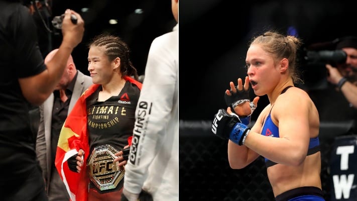 Ronda Rousey Reacts To Weili Zhang’s Stunning UFC Title Win