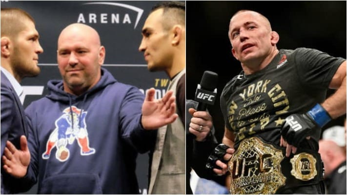 Georges St-Pierre Says Tony Ferguson '100 Percent' Deserves Khabib Fight Next 1 St-Pierre Ferguson Nurmagomedov