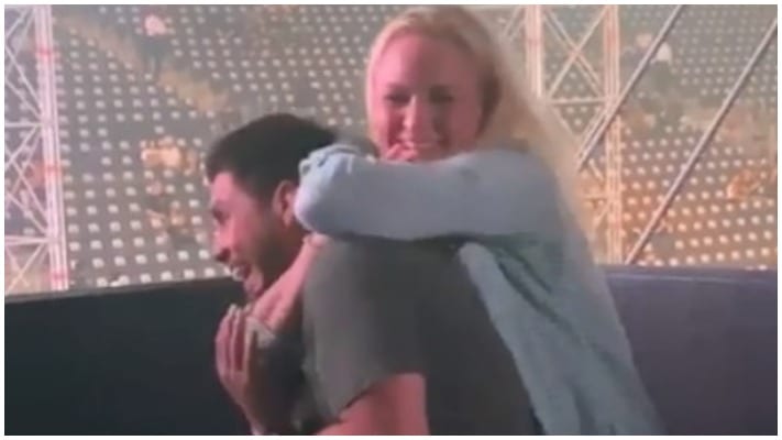 Henry Cejudo And Valentina Shevchenko Have Faceoff, Playfully Fight (Photos) 1 Cejudo Shevchenko