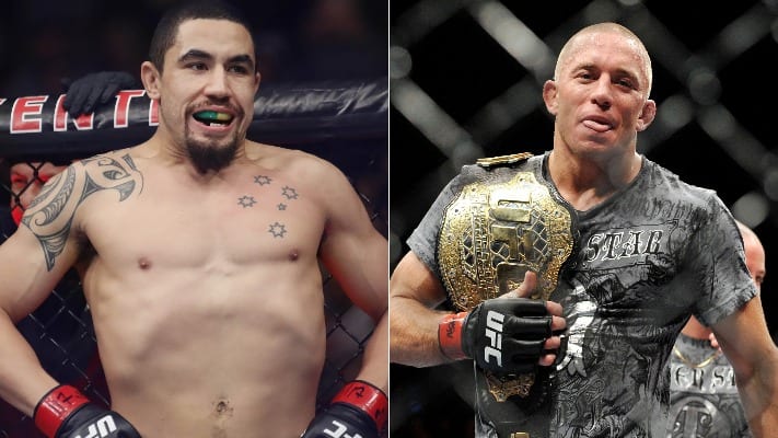 Robert Whittaker Clarifies Coach’s Georges St-Pierre Comparison