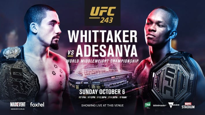 UFC 243 Gets Epic Promo For Robert Whittaker vs. Israel Adesanya (Video)