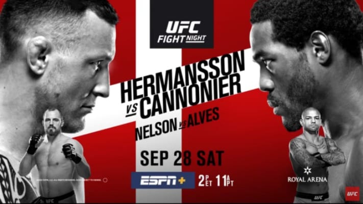 UFC Copenhagen Results: Jared Cannonier Stops Jack Hermansson