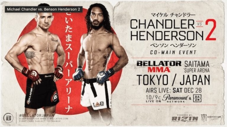 Michael Chandler vs. Benson Henderson 2 Added To Bellator Japan