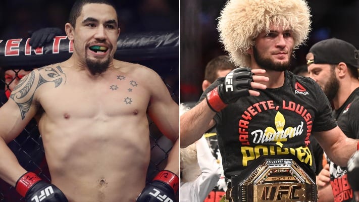 Robert Whittaker Is A 'Huge Fan' Of 'Phenomenal' Khabib Nurmagomedov 1 Robert Whittaker