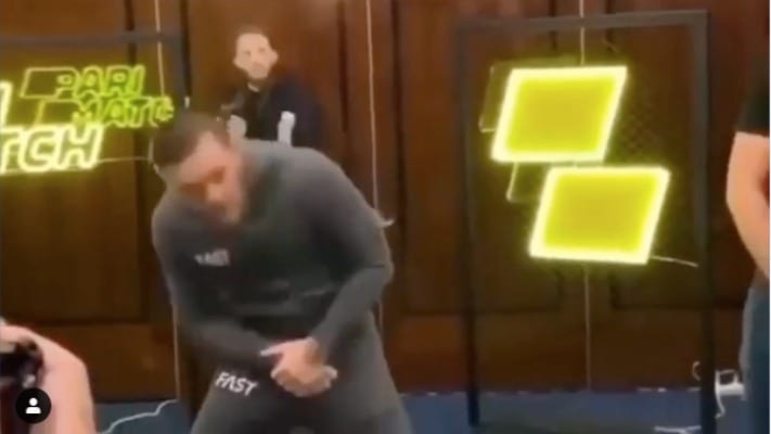 Conor McGregor Gets Water Bottle Thrown At Him During Russia Visit (Video)