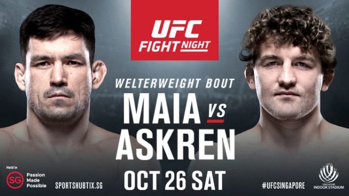 UFC Singapore Results: Demian Maia Chokes Ben Askren