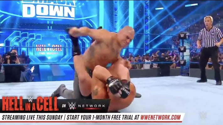 Cain Velasquez Shocks & Pounds Brock Lesnar In WWE Debut (Video)