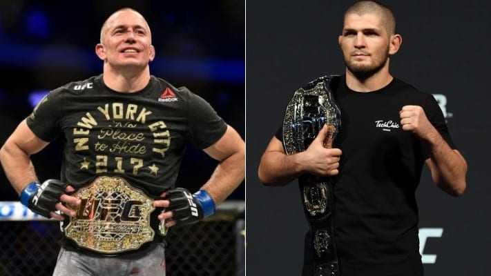 Georges St-Pierre Confirms He’d End Retirement To Fight Khabib