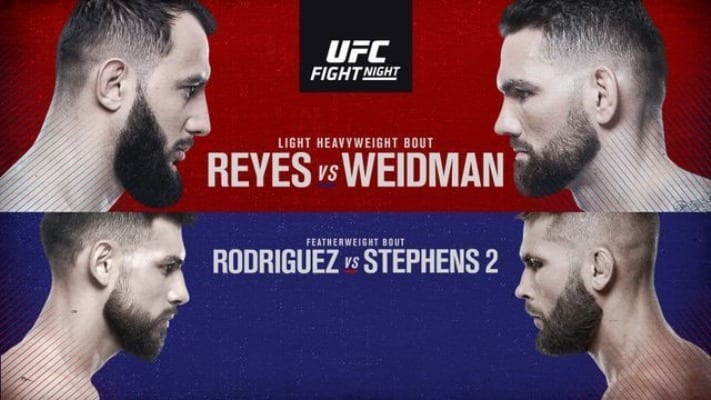 UFC Boston Results: Dominick Reyes Destroys Chris Weidman 1 UFC Boston results