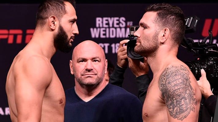 Dominick Reyes Smokes Chris Weidman - UFC Boston Results 1 Chris Weidman
